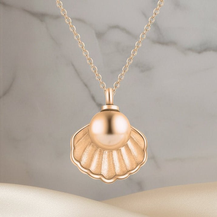 Treasure - Cremation Necklace for Dog & Pet Ashes - Rose Gold - GNight Fetcher