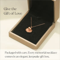 Treasure - Cremation Necklace for Dog & Pet Ashes - Rose Gold - GNight Fetcher