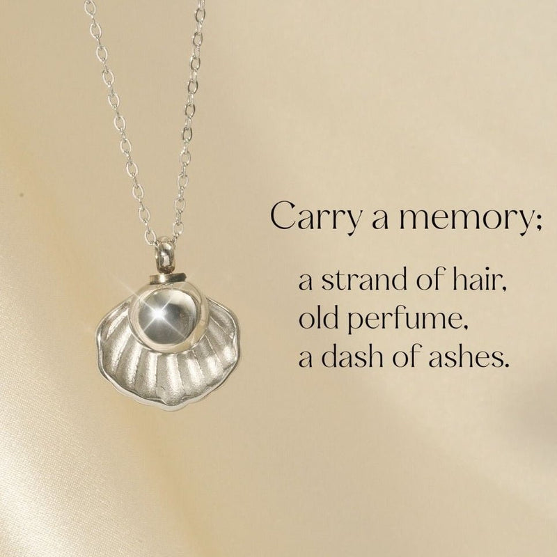Treasure - Cremation Necklace for Dog & Pet Ashes - Silver - GNight Fetcher