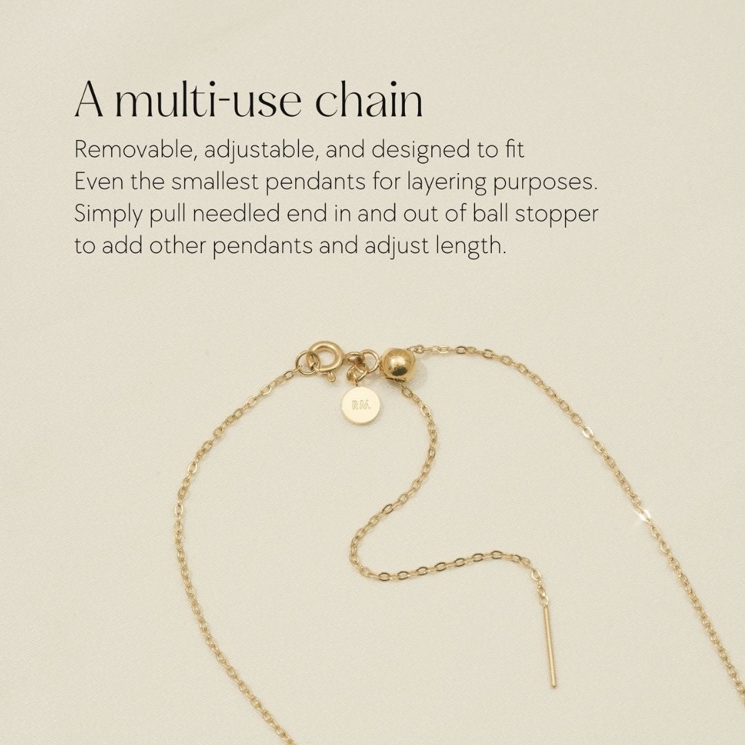 Treasure - Memorial Necklace for Human Ashes - Gold - GNight Fetcher