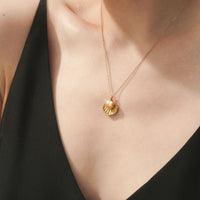 Treasure - Memorial Necklace for Human Ashes - Gold - GNight Fetcher