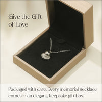 Treasure - Memorial Necklace for Human Ashes - Silver - GNight Fetcher