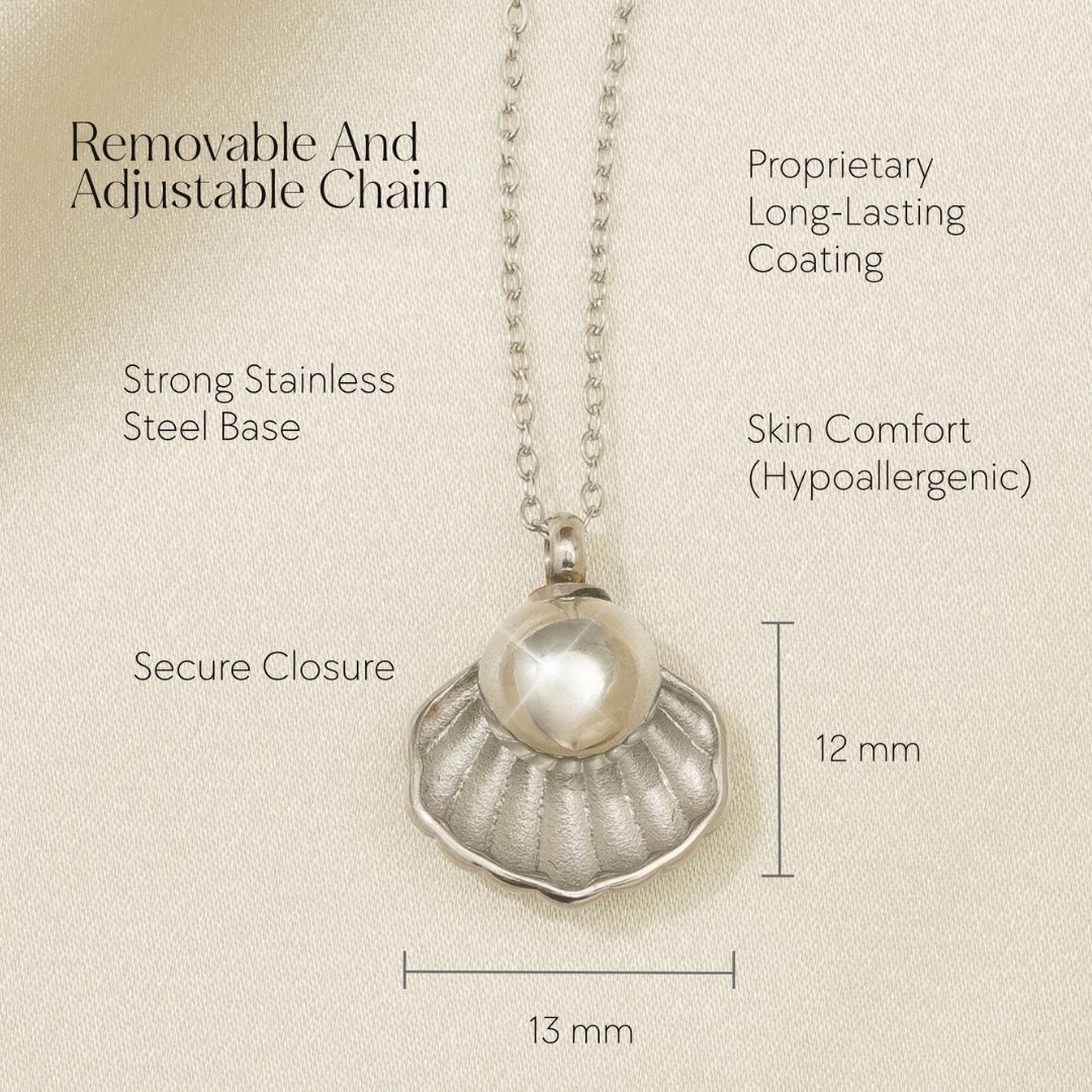 Treasure - Memorial Necklace for Human Ashes - Silver - GNight Fetcher