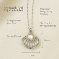 Treasure - Memorial Necklace for Human Ashes - Silver - GNight Fetcher